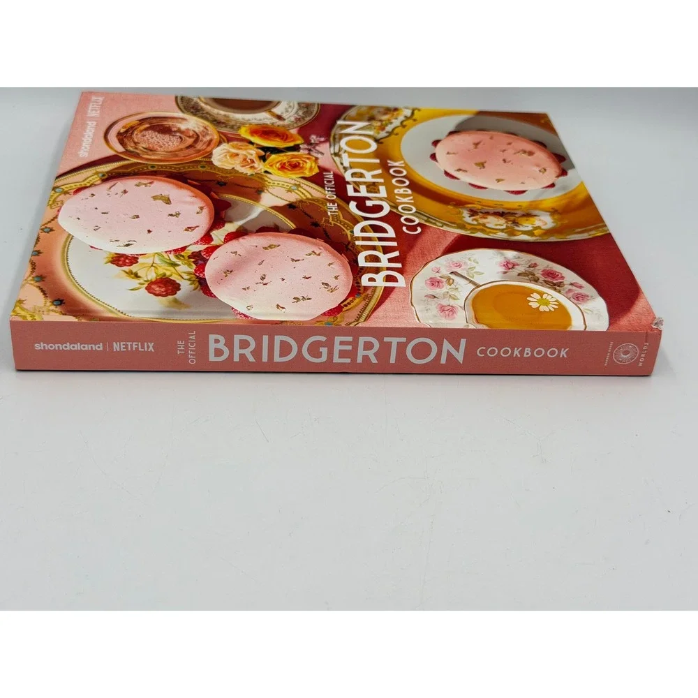 The Official Bridgerton Cookbook Hardcover Netflix Shondaland 70+ Recipes